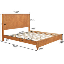 Load image into Gallery viewer, Platform Bed Frame With Tall Headboard
