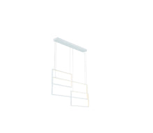 Load image into Gallery viewer, Candle Style Three Light Metal LED Dimmable Chandelier - White
