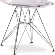 Load image into Gallery viewer, Steel Dining Side Chair - Clear
