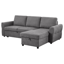 Load image into Gallery viewer, Kenna- Sleeper Sectional Sofa With Storage Ottoman
