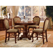 Load image into Gallery viewer, Chateau De Ville - Counter Height Chair (Set of 2) - Fabric &amp; Cherry Finish
