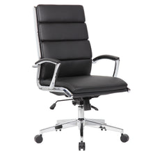 Load image into Gallery viewer, Office Chair, Breathable Mid Back Swivel Computer Chair With Foldable Armrest - Black
