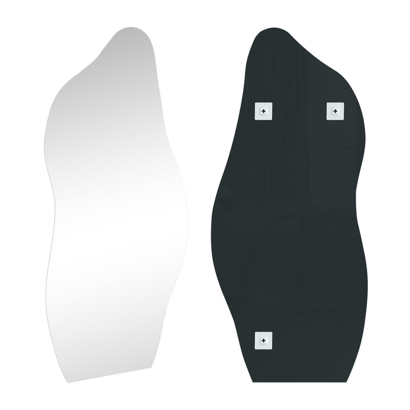 71" Abstract Frameless Accent Mirror - Clear