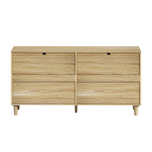 Load image into Gallery viewer, Rattan Six Drawer Double Dresser (716337) - Natural
