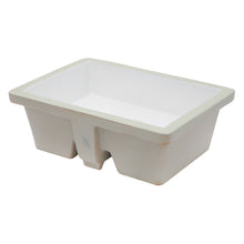 Load image into Gallery viewer, Modern Ceramic Rectangular Undermount Bathroom Sink With Overflow
