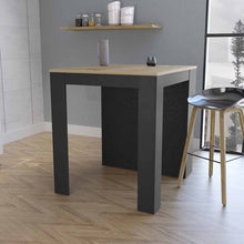 Load image into Gallery viewer, 36" Kitchen Island With Storage - Brown / Black
