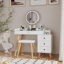 Load image into Gallery viewer, Five Drawer Vanity Table (714434) - White
