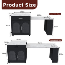 Load image into Gallery viewer, Expandable Kitchen Island With Power Outlet
