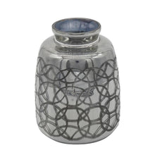 Load image into Gallery viewer, Geometric Etched Table Vase - Dark Gray

