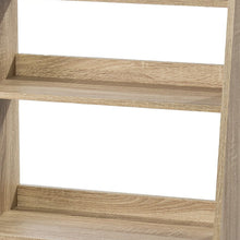 Load image into Gallery viewer, Four Tier Etagere Bookcase - Natural / Brown
