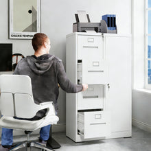 Load image into Gallery viewer, Storage Vertical Filing Cabinet With Lock
