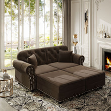 Load image into Gallery viewer, Upholstered Sofa Set With Nailhead Trim And Rolled Armrests, Includes Pillows
