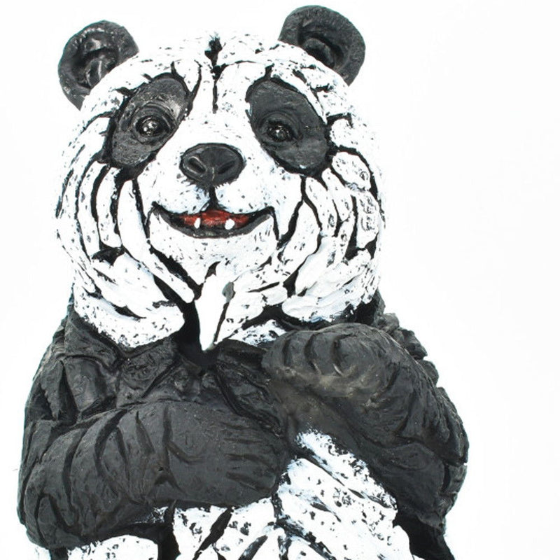 Panda Tabletop Sculpture - Black / White