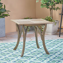 Load image into Gallery viewer, Hermosa - Stylish Outdoor Acacia Wood Table - Teak Gray
