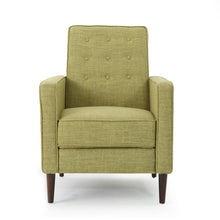 Load image into Gallery viewer, Mid-Century Modern Recliner With Button Tufted Waffle Stitch
