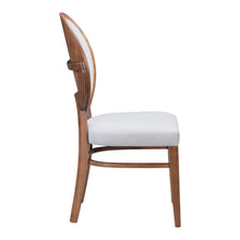 Load image into Gallery viewer, Upholstered Fabric King Louis Back Dining Side Chairs (Set of 2) - Light Gray
