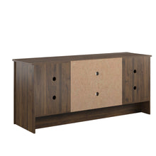 Load image into Gallery viewer, TV Stand For TVs Up To 65" With Open Shelves And Storage Cabinets - Walnut

