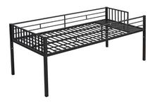 Load image into Gallery viewer, Metal Triple Twin Bunk Bed/ Can Be Separated into 3 Twin Beds/ Sturdy Metal/ Noise Reduced/ Bunk Bed for Three/ Safety Guardrail/ CPC Certified/ No Box Spring Needed
