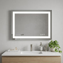 Load image into Gallery viewer, Lighted Frameless Bathroom Vanity Mirror (719446) - Pearl Silver / Gray

