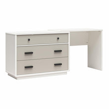 Load image into Gallery viewer, Valencia - 3 Drawer Dresser And Desk - Taupe
