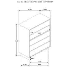 Load image into Gallery viewer, Hemlock - 4 Drawer Chest Of Drawers - Dark Brown
