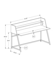 Load image into Gallery viewer, Computer Desk For Home Office, Laptop, Storage Shelves, Marble Look Contemporary &amp; Modern

