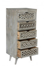 Load image into Gallery viewer, Solid Wood Five Drawer Standard Chest - Gray
