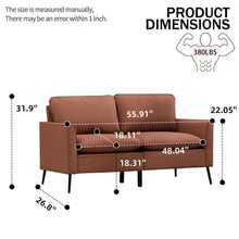 Load image into Gallery viewer, Upholstered Sofa Loveseat For Living Room
