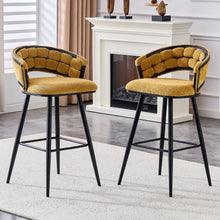 Load image into Gallery viewer, Bar Stools, Kitchen Island Counter Height Stools (Set of 2)
