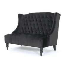 Load image into Gallery viewer, Nurturing - Upholstered Loveseat With Wing Back And Diamond Tufting
