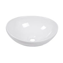 Load image into Gallery viewer, Oval Vessel Bathroom Sink - White
