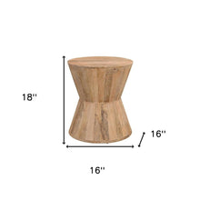 Load image into Gallery viewer, Set of Three Brown Solid Wood Round Solid Furniture Set

