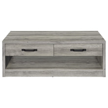 Load image into Gallery viewer, Nuberg - 2 Drawer Coffee Table Rectangular Design - Gray
