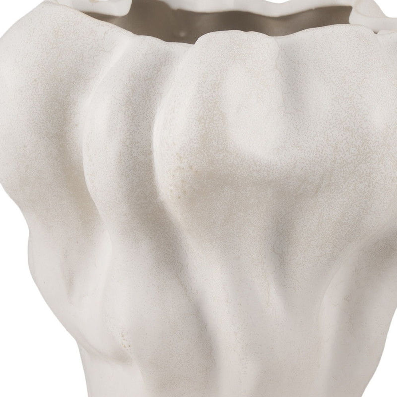 Abstract Sculptural Table Vase - Cream