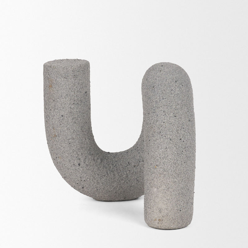 Decorative Wall Sculpture (729147) - Gray