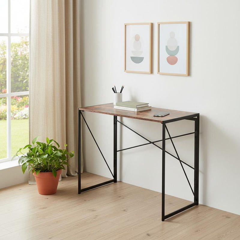 Computer Desk - Brown / Black