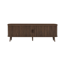 Load image into Gallery viewer, 70" TV Stand, Media Center With Ample Storage - Dark Brown
