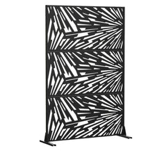 Load image into Gallery viewer, Three Panel Screen Room Divider (720082) - Black
