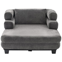 Load image into Gallery viewer, Oversized Chaise Lounge Sofa Bed With Deep Seat And Layered Armrests
