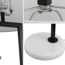 Load image into Gallery viewer, 25" Novelty Table Lamp LED With Drum Shade - Black

