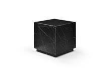 Load image into Gallery viewer, Marble Square Block End Table - Black
