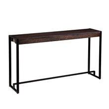 Load image into Gallery viewer, Sled Console Table - Brown / Black
