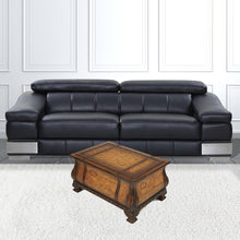 Load image into Gallery viewer, Old World Vintage Style Map Bombe Coffee Table - Light Brown
