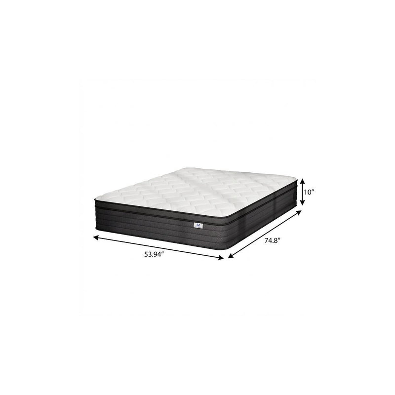 10" Double Foam Hybrid Mattress - Full