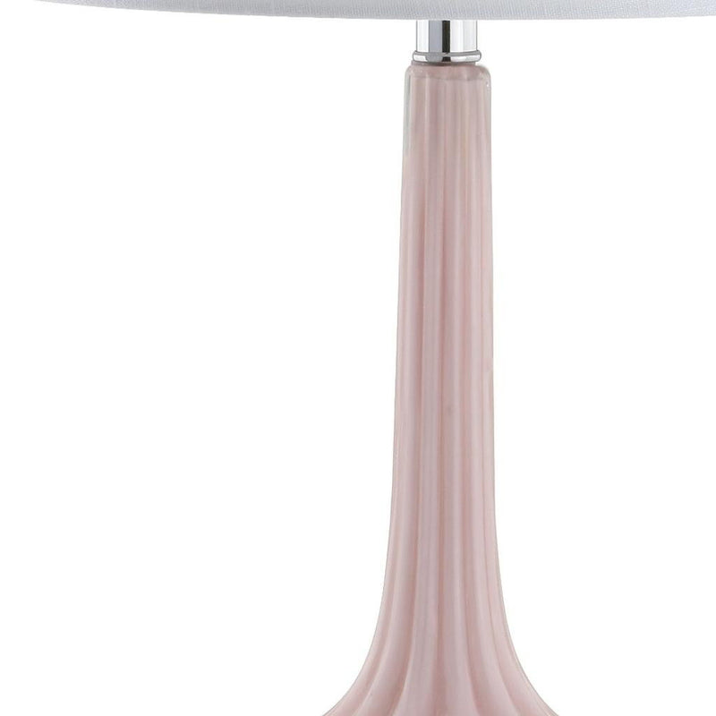Novelty Table Lamps LED With Drum Shades (Set of 2) - Pink