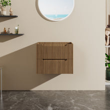 Load image into Gallery viewer, 24" Wall Mount Bathroom Vanity Cabinet Floating (Cabinet Only) - Walnut
