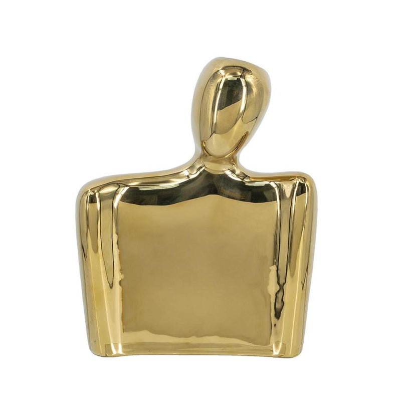 Modern Abstract Table Vase (574377) - Gold