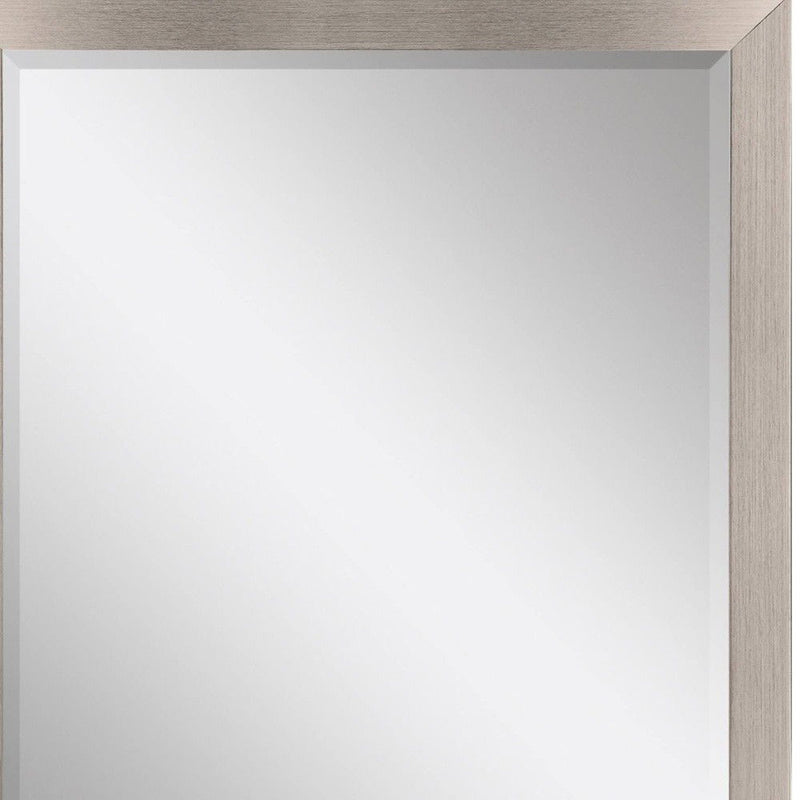 42" Framed Accent Mirror - Pearl Silver