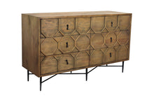Load image into Gallery viewer, 60" Solid Wood Six Drawer Double Dresser - Natural
