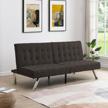 Load image into Gallery viewer, Modern Sofa Bed With Wood Frame And Stainless Legs
